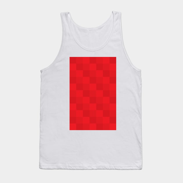 Aberdeen Retro Red Checkered Home 1987 - 1990 Tank Top by Culture-Factory